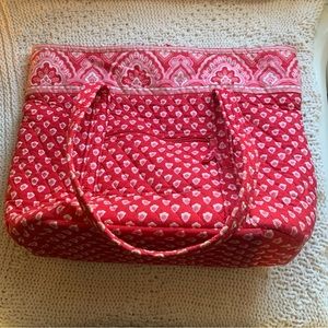 VERA BRADLEY NANTUCKET RED TOTE